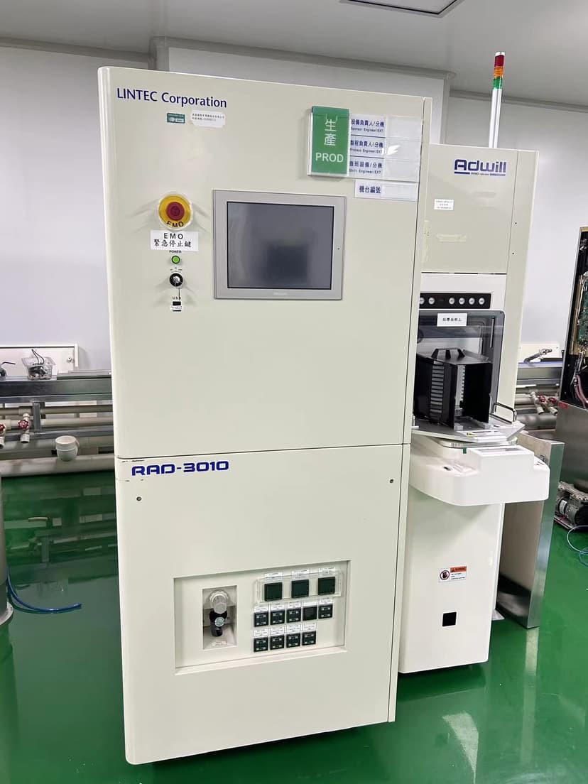 二手半导体设备 LINTEC RAD-3010F12贴膜机